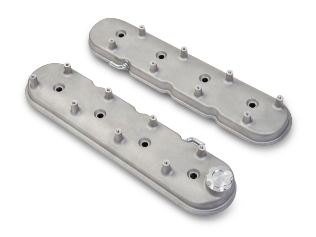 LS Series Holley Aluminum Valve Covers - Satin Finish