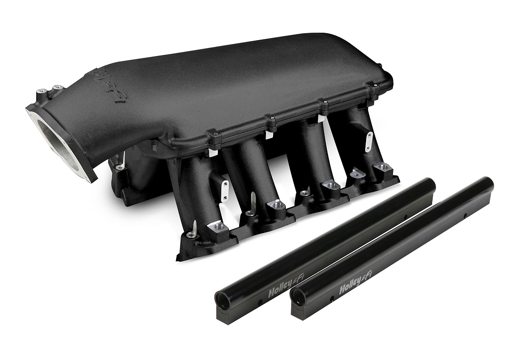 92mm Holley LS Modular Hi-Ram Intake Manifold (LS3/L92) - Black