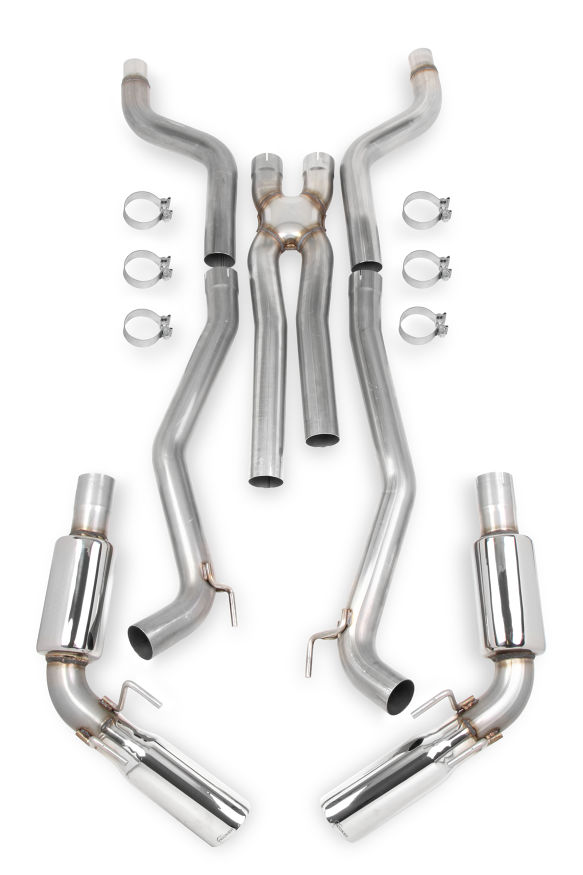 2010-2015 Camaro SS/V6 Hooker Headers Blackheart Catback Exhaust System w/Xpipe