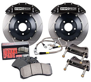 2010+ Camaro SS Stoptech Rear Big Brake Kit w/Black ST-41 Calipers & 355x32mm Slotted Rotors