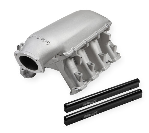 GM Gen V LT1 Holley Hi-Ram Intake Manifold 92mm w/Port EFI Provisions & Fuel Rails