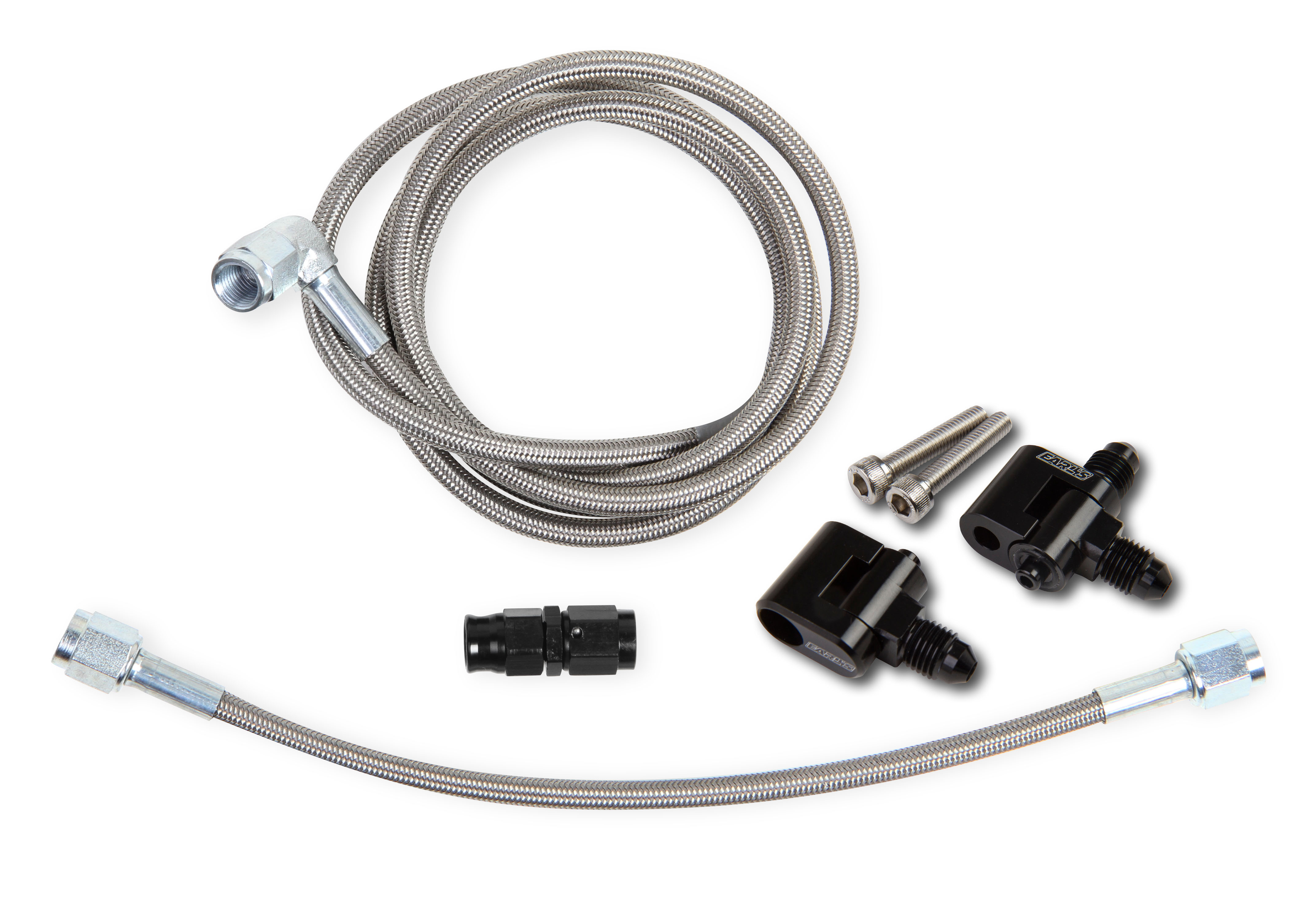 Holley LS Steam Tube Front Kit w/Speed -Flex (-3 Hose Size)