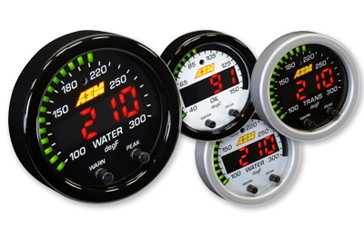 AEM X-Series 2 1/16" Water/Trans/Oil Temperature Gauge