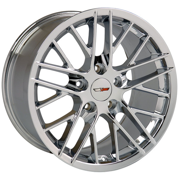 OE Wheels Corvette C6 ZR1 Replica Wheel - Chrome 17x9.5" (54mm Offset)