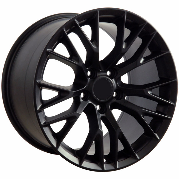 OE Wheels Corvette C7 ZO6 Replica Wheel - Matte Black 17x9.5" (54mm Offset) - Set of 4