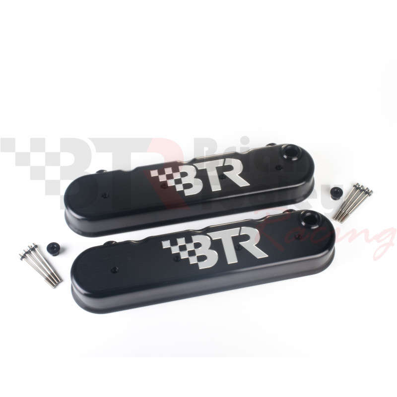 GEN III/IV LS Brian Tooley Racing Billet Aluminum Tall Valve Cover - Black