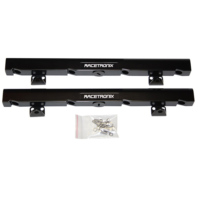 LS1 Racetronix Billet Aluminum Fuel Rails - Black