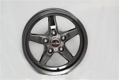 93-02 F-body Race Star Industries 92 Drag Star Dark Star Black Chrome Wheel (15" x 10")